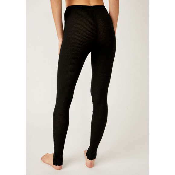 FREE PEOPLE Lux Life Leggings / Black - Picture 4 of 6